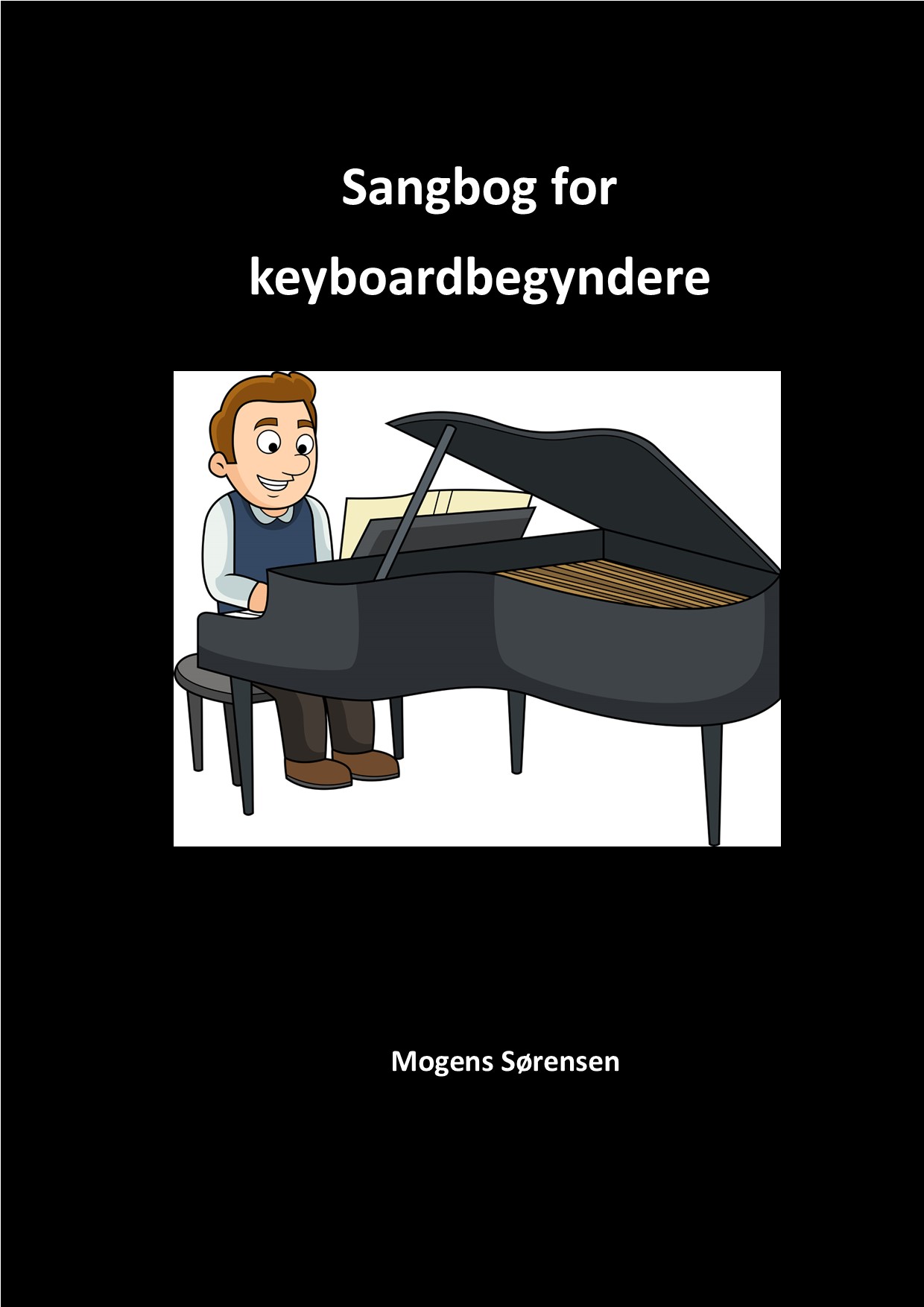 Coverbillede til Sangbog for keyboardbegyndere.